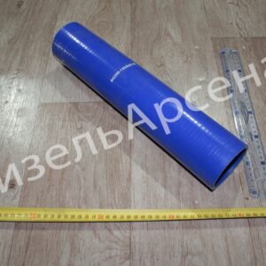патрубок радиатора нижний (d=70х82 мм, L=370 мм; силикон)