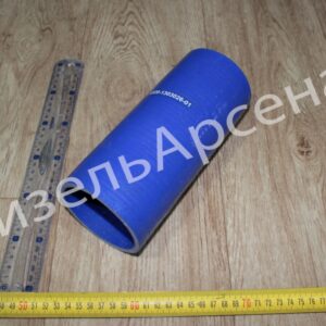 патрубок радиатора нижний длинный (силикон)