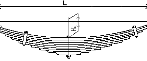 рессора задняя (прицеп ;8571-2912012), ОАО "МАЗ"